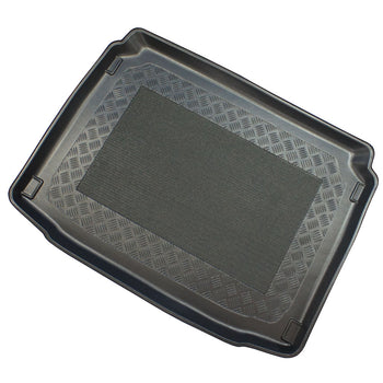 Tapis de coffre Peugeot 308 II, carrosserie berline, fabrication 08.2013 - 11.2021, coffre inférieur, la roue de dépannage- petite | 193572