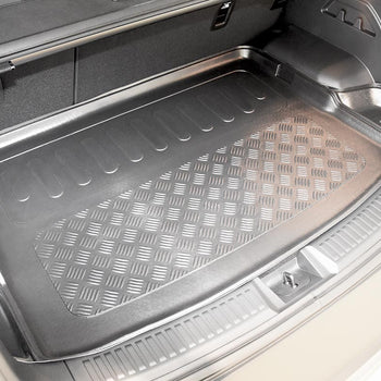 Tapis de coffre KGM Korando e-Motion EV, carrosserie suv, fabrication 2025 - présent, plancher variable en la position la plus haute, avec oreilles latérales amovibles | 193735BSC