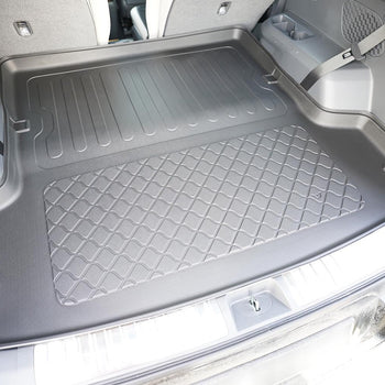 Tapis de coffre Kia EV9, carrosserie suv, fabrication 2023 - présent, 6-7 places, derriere 2e rangée de sieges (3e rangée abaissée) | 193825GRD
