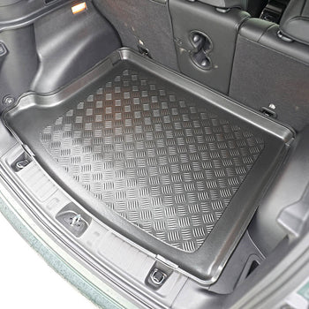 Tapis de coffre Jeep Compass Plug-in Hybrid, carrosserie suv, fabrication 2021 - présent, coffre supérieur, plancher variable en la position la plus haute | 193832BSC