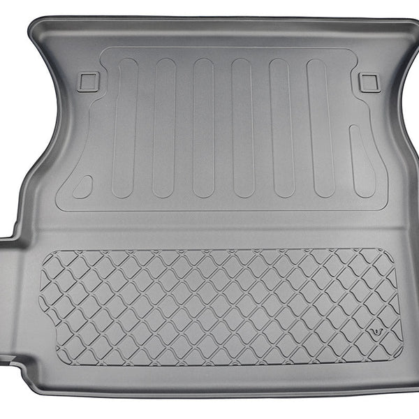 Tapis de coffre Tesla Model X Facelift, carrosserie suv, fabrication 01.2021 - présent, 6-7 places, derriere 2e rangée de sieges (3e rangée abaissée) | 193874GRD