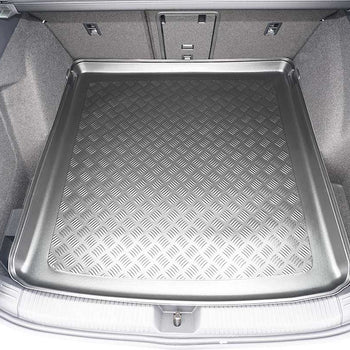Tapis de coffre Volkswagen Golf 8 MHEV, carrosserie break, fabrication 11.2020 - présent, coffre supérieur, plancher variable en la position la plus haute | 193883bsc