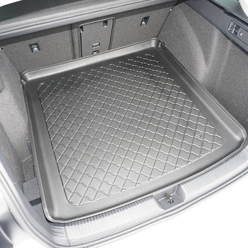 Tapis de coffre Volkswagen Golf 8 MHEV, carrosserie break, fabrication 11.2020 - présent, coffre supérieur, plancher variable en la position la plus haute | 193883GRD