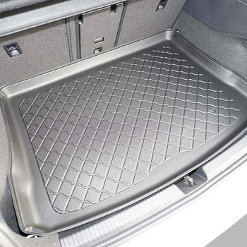 Tapis de coffre Cupra Born, carrosserie berline, fabrication 11.2021 - présent, coffre supérieur, plancher variable en la position la plus haute | 193885GRD