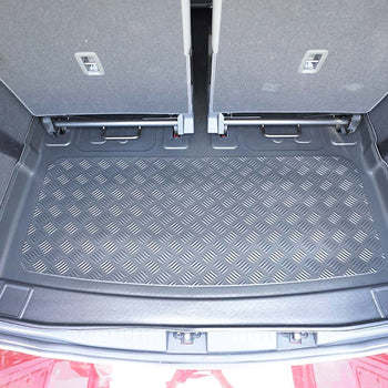 Tapis de coffre Volkswagen Caddy, carrosserie van, fabrication 11.2020 - présent, caddy, life, style, move, derriere 2e rangée de sieges | 193890BSC