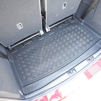 Tapis de coffre Volkswagen Caddy, carrosserie van, fabrication 11.2020 - présent, caddy, life, style, move, derriere 2e rangée de sieges | 193890BSC