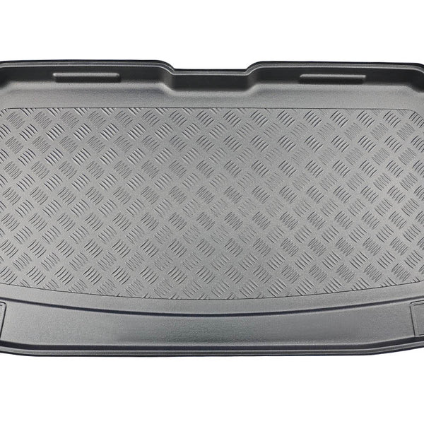 Tapis de coffre Volkswagen Caddy, carrosserie van, fabrication 11.2020 - présent, caddy, trendline, comfortline, highline, 7 places, derriere 3e rangée de sieges | 193891BSC