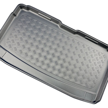 Tapis de coffre Volkswagen Caddy, carrosserie van, fabrication 11.2020 - présent, caddy, trendline, comfortline, highline, 7 places, derriere 3e rangée de sieges | 193891BSC