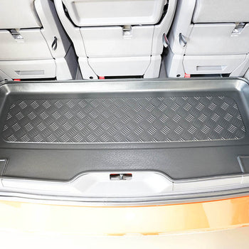 Tapis de coffre Volkswagen T7 Multivan, carrosserie van, fabrication 10.2021 - présent, empattement court, derriere 3e rangée de sieges | 193893BSC