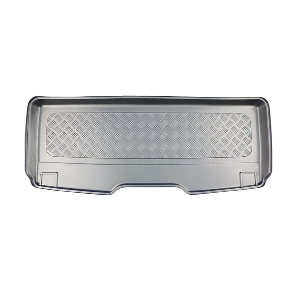 Tapis de coffre Volkswagen T7 Multivan eHybrid PHEV, carrosserie van, fabrication 10.2021 - présent, empattement court, derriere 3e rangée de sieges | 193893BSC