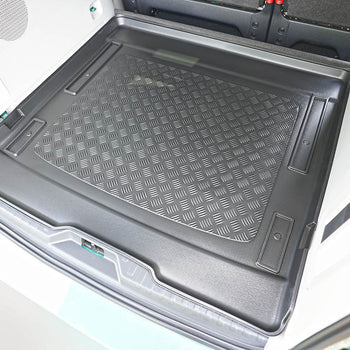 Tapis de coffre Volkswagen ID. BUZZ, carrosserie van, fabrication 05.2022 - présent, 5 places, empattement court, avec plancher multi-flex | 193898BSC