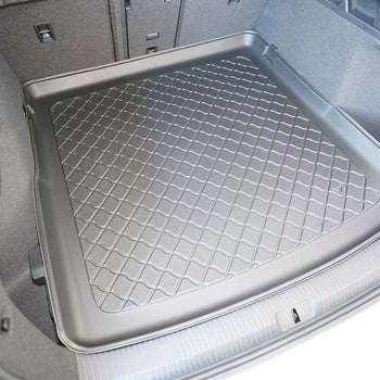 Tapis de coffre Volkswagen ID .7, carrosserie break, fabrication 06.2024 - présent, coffre supérieur, plancher variable en la position la plus haute | 193903GRD