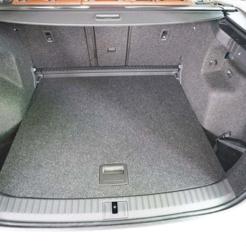 Tapis de coffre Skoda Enyaq IV EV, carrosserie coupé, fabrication 02.2022 - présent, coffre supérieur, plancher à bagages amovible en position médiane | 193989BSC