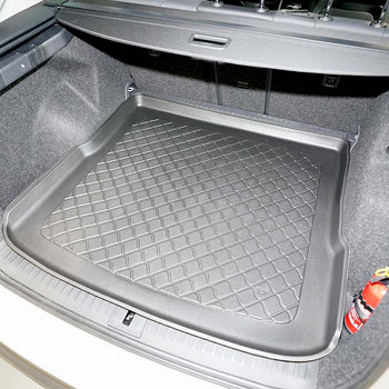 Tapis de coffre Skoda Enyaq IV Electric, carrosserie suv, fabrication 02.2022 - présent, coffre supérieur, plancher à bagages amovible en position médiane | 193989GRD