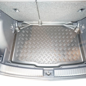 Tapis de coffre Skoda Fabia IV, carrosserie berline, fabrication 09.2021 - présent, coffre inférieur, sans/sous plancher variable | 193990BSC