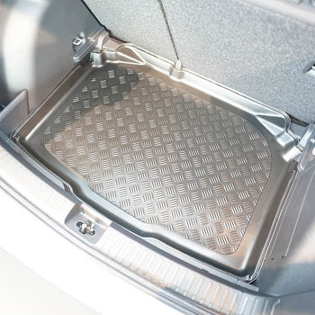 Tapis de coffre Skoda Fabia IV, carrosserie berline, fabrication 09.2021 - présent, coffre inférieur, sans/sous plancher variable | 193990BSC