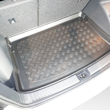 Tapis de coffre Skoda Fabia IV, carrosserie berline, fabrication 09.2021 - présent, coffre supérieur, sans/sous plancher variable | 193991BSC