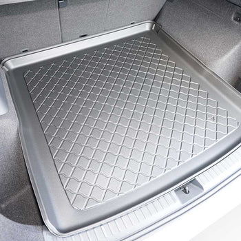 Tapis de coffre Skoda Kodiaq Facelift II, carrosserie suv, fabrication 12.2023 - présent, 5 places, coffre supérieur, plancher variable en la position la plus haute | 193993GRD