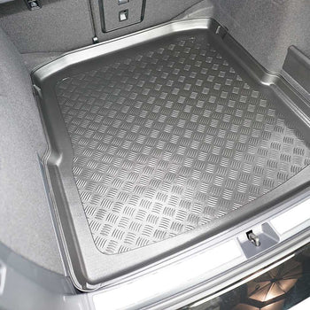 Tapis de coffre Skoda Superb IV, carrosserie break, fabrication 12.2023 - présent, coffre inférieur, sans plancher de voiture réglable en hauteur, ne correspond pas au phev | 193994BSC