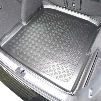 Tapis de coffre Skoda Superb IV MHEV, carrosserie break, fabrication 12.2023 - présent, coffre inférieur, sans plancher de voiture réglable en hauteur, ne correspond pas au phev | 193994BSC