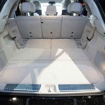 Tapis de coffre Mercedes EQS X296, carrosserie suv, fabrication 12.2022 - présent, 7 places, 3e rangée abaissée | 194026BSC