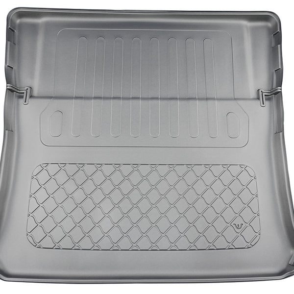 Tapis de coffre Mercedes EQS X296, carrosserie suv, fabrication 12.2022 - présent, 7 places, 3e rangée abaissée | 194026GRD