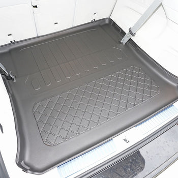 Tapis de coffre Mercedes EQS X296, carrosserie suv, fabrication 12.2022 - présent, 7 places, 3e rangée abaissée | 194026GRD