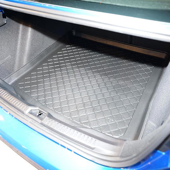 Tapis de coffre Ford Focus IV, carrosserie sedán, fabrication 09.2018 - présent, la roue de dépannage- petite / kit de réparation | 194052GRD