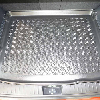 Tapis de coffre Hyundai Kona II, carrosserie suv, fabrication 04.2023 - présent, coffre supérieur, plancher variable en la position la plus haute, avec/sans subwoofer | 194223BSC