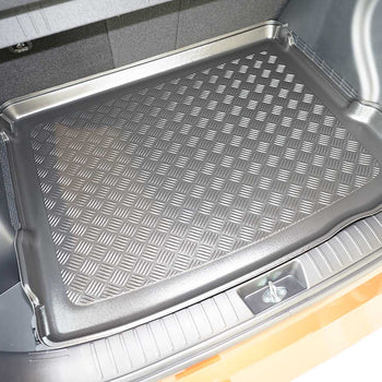 Tapis de coffre Hyundai Kona II, carrosserie suv, fabrication 04.2023 - présent, coffre supérieur, plancher variable en la position la plus haute, avec/sans subwoofer | 194223BSC