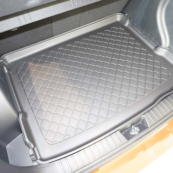 Tapis de coffre Hyundai Kona II, carrosserie suv, fabrication 04.2023 - présent, coffre supérieur, plancher variable en la position la plus haute, avec/sans subwoofer | 194223GRD