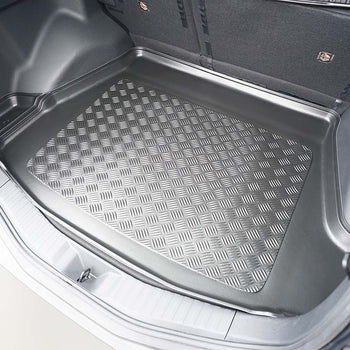 Tapis de coffre Subaru Solterra EV, carrosserie suv, fabrication 11.2022 - présent, coffre supérieur, avec oreilles latérales amovibles pour subwoofer | 194282BSC