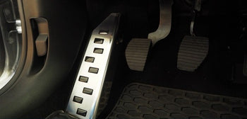 Protection en acier inoxydable pour pédale repos-pied Opel Crossland X, fabrication 06.2017 - 07.2024, carrosserie suv | 32-4099