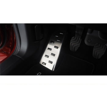 Protection en acier inoxydable pour pédale repos-pied Nissan Qashqai III, fabrication 06.2021 - présent, carrosserie suv | 32-4118