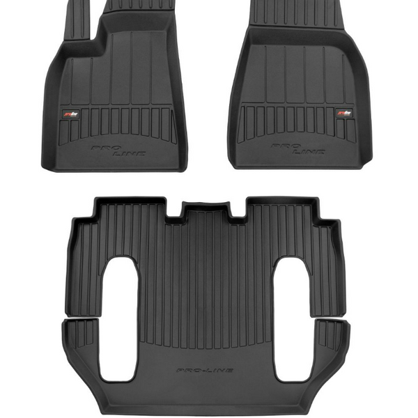Tapis avec bords relevés Tesla Model X, fabrication 10.2016 - 12.2020, carrosserie suv | 3D408630