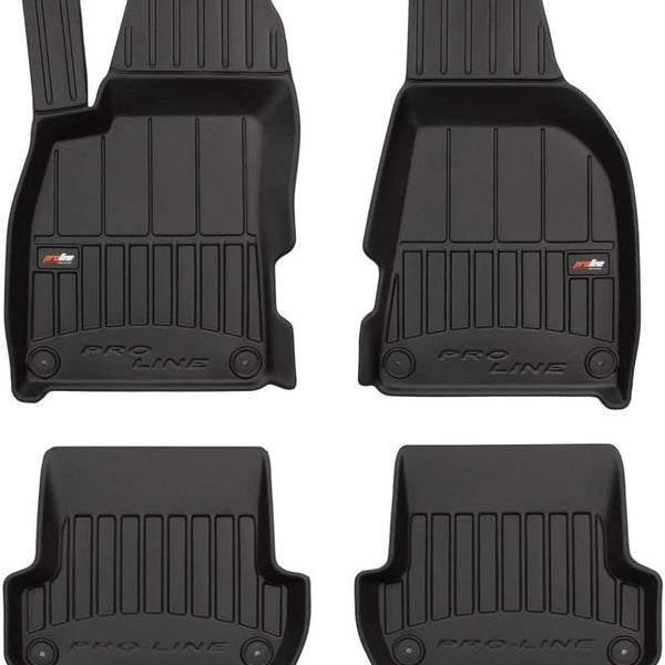 Tapis avec bords relevés Audi A4 B6, fabrication 11.2001 - 10.2004, carrosserie sedán | 3D408654