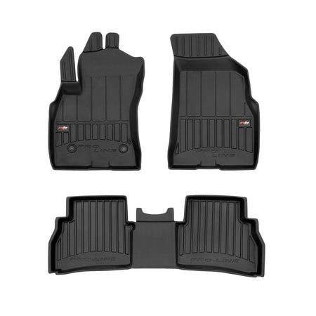 Tapis avec bords relevés RAM ProMaster City, fabrication 2015 - 2022, carrosserie van 1 et 2 ème file de sièges | 3D409439