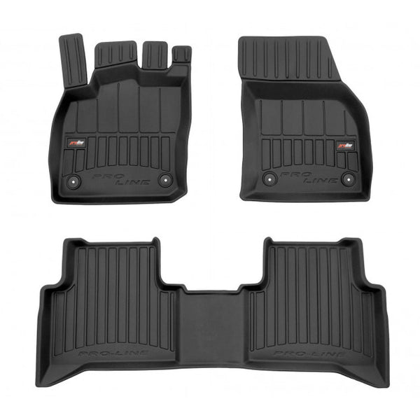 Tapis avec bords relevés Volkswagen Touran II, fabrication 09.2015 - présent, carrosserie van | 3D409804