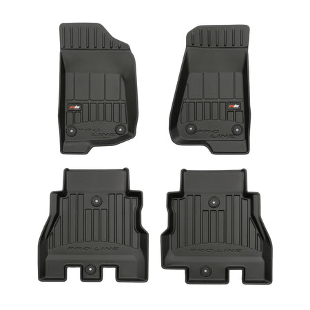 Tapis avec bords relevés Jeep Wrangler Rubicon, fabrication 2017 - présent, carrosserie suv ne correspond pas au hybride | 3D409866