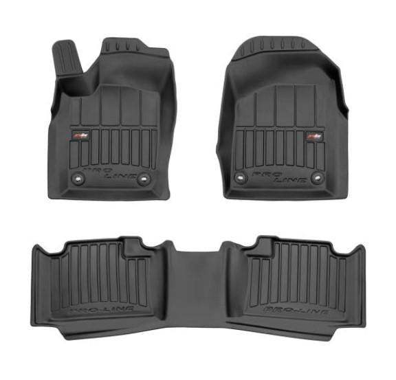 Tapis avec bords relevés Dodge Durango 3 WK2 Facelift 1, fabrication 2014 - 2020, carrosserie suv 1ère file de sièges, 7 places | 3D409989
