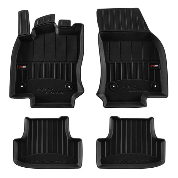 Tapis avec bords relevés Volkswagen T-Roc, fabrication 12.2017 - présent, carrosserie suv | 3D412088