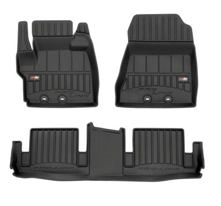 Tapis avec bords relevés Toyota IQ, fabrication 2008 - 2016, carrosserie berline | 3D426429