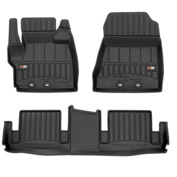 Tapis avec bords relevés Toyota IQ, fabrication 2008 - 2016, carrosserie berline | 3D426429