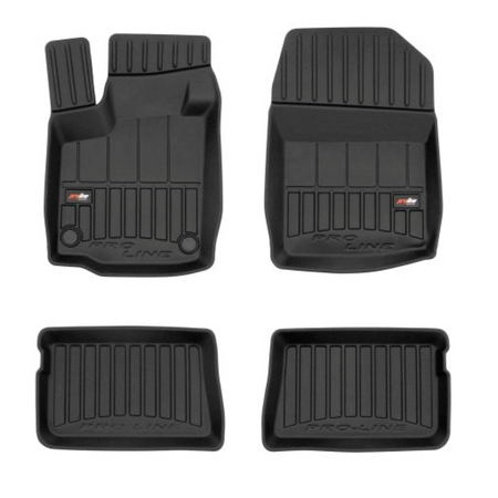 Tapis avec bords relevés Renault Twingo II, fabrication 06.2007 - 07.2014, carrosserie berline | 3D426467