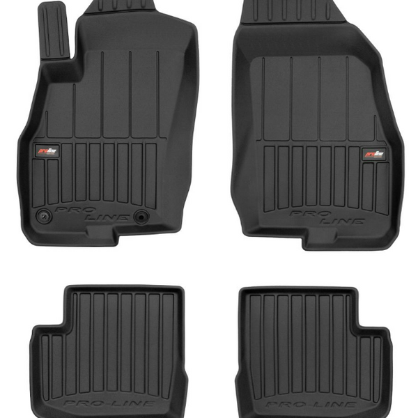 Tapis avec bords relevés Fiat Punto Evo, fabrication 2005 - 2018, carrosserie berline | 3D426986