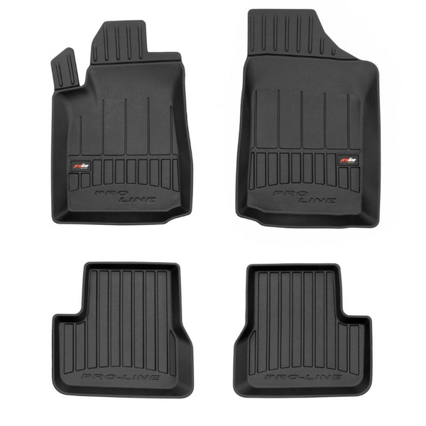 Tapis avec bords relevés Citroen C3 I, fabrication 2002 - 2009, carrosserie berline | 3D427419