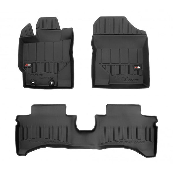 Tapis avec bords relevés Toyota Yaris III Hybrid, fabrication 09.2011 - 08.2020, carrosserie berline | 3D428867