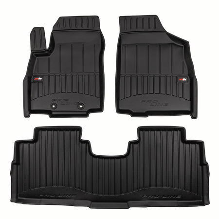 Tapis avec bords relevés Forthing U-Tour, fabrication 2024 - présent, carrosserie minibus 1 et 2 ème file de sièges | 3D800817