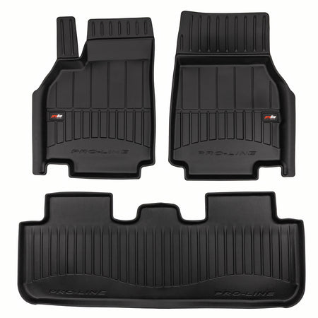 Tapis avec bords relevés Tesla Model Y Facelift, fabrication 2025 - présent, carrosserie suv | 3D802613