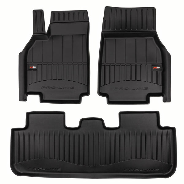 Tapis avec bords relevés Tesla Model Y Facelift, fabrication 2025 - présent, carrosserie suv | 3D802613